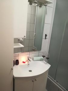 Koupelna v ubytování Apartment Nela