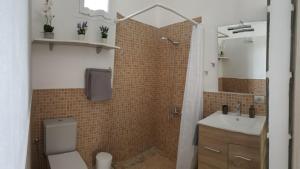 Koupelna v ubytování La Casita del Naranjo