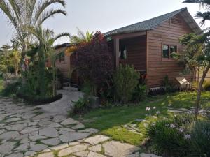 Zahrada ubytování Cabañas la finca 2