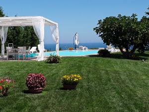 Bazén v ubytovaní In collina sul mare... alebo v jeho blízkosti