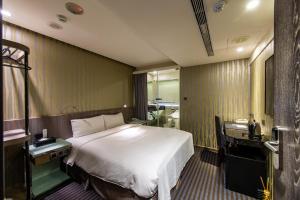 Postel nebo postele na pokoji v ubytování Beauty Hotels - Hotel Bnight-Self Check-In Hotel