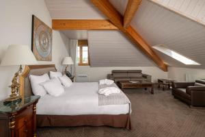 Letto o letti in una camera di Hotel Le Rive