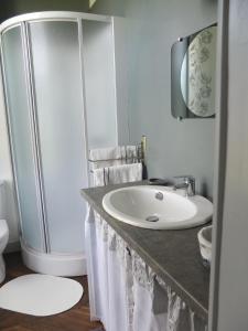 Kylpyhuone majoituspaikassa Gite de la Bucaille