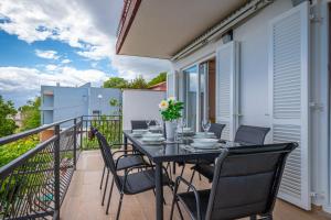 Balkón nebo terasa v ubytování Apartmani Jasminka