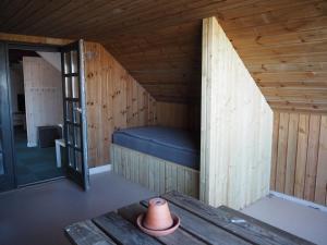 Postel nebo postele na pokoji v ubytování Blåvandshuk Golf Hostel