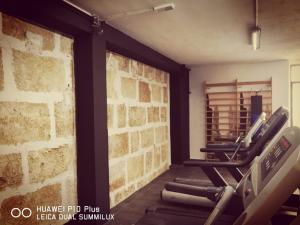 Posilňovňa alebo fitness centrum v ubytovaní La Maison d'Irene