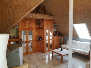 Posedenie v ubytovaní Áron Apartman