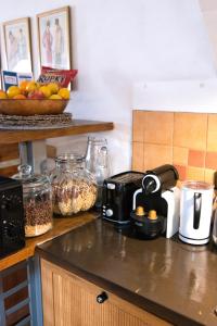 Kuchyň nebo kuchyňský kout v ubytování Apartment Neratovice