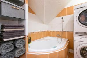 Koupelna v ubytování Apartment Neratovice