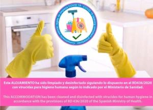 Certifikát, hodnocení, plakát nebo jiný dokument vystavený v ubytování Apartamento Los Naranjos de Santa Justa