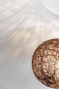 a close up of a circle on the ground at Les Gués Rivières in Pujols Gironde