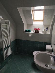 Koupelna v ubytování Apartmánový dům Malá Morávka
