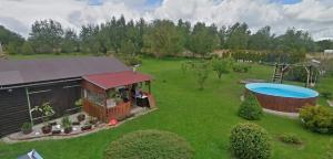 Letecký snímek ubytování Dvougenerační dům se zahradou