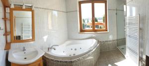Koupelna v ubytování Apartmány Znojmo