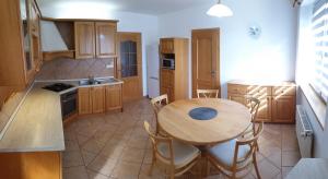 Kuchyň nebo kuchyňský kout v ubytování Apartmán Znojmo