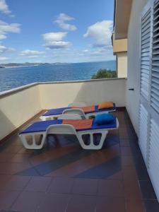 Balkón nebo terasa v ubytování Apartments Markota