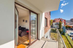 Budynek, w którym mieści się apartament