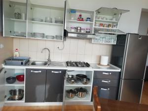 Kuchyň nebo kuchyňský kout v ubytování APARTMAN ZVONIMIR