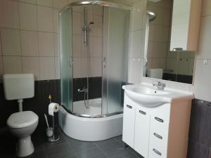 Koupelna v ubytování APARTMAN ZVONIMIR
