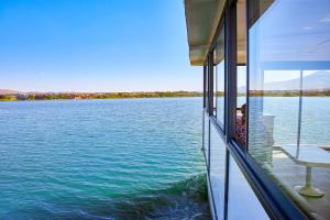 a view of the water from a boat at First Group Magalies Park in Hartbeespoort