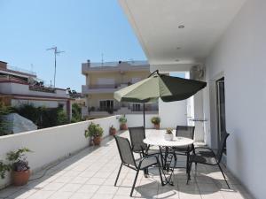Balkón nebo terasa v ubytování Sweet Suites
