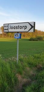 Certifikát, hodnocení, plakát nebo jiný dokument vystavený v ubytování Joastorps Bed & Breakfast
