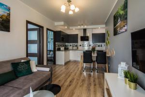 Kuchnia lub aneks kuchenny w obiekcie Apartamenty Izerskie - ul. Cicha 13H-I