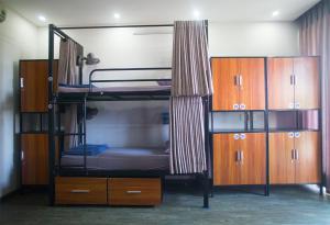 Postelja oz. postelje v sobi nastanitve Kon-Tiki DaNang Hostel