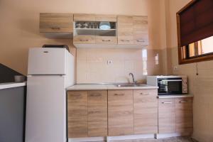 Kuchyň nebo kuchyňský kout v ubytování AK VILLAGE ROOMS