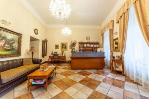 Posezení v ubytování Chateau Zbiroh