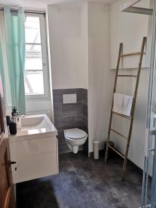 Koupelna v ubytování chez Coco