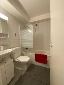 Koupelna v ubytování 3-Room Apartment for Business Travelers or Familie, Free WiFi & TV with 100 Countries, DAZN, Sky, Netflix & Disney