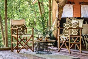 Zahrada ubytování Glamping Safari - Africa House