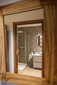 a bathroom with a shower and a sink at Endaneta Berri in Zumaia +83 photos