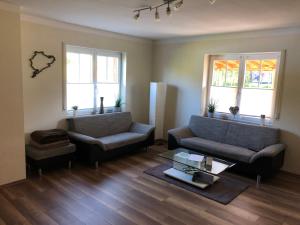 Posezení v ubytování Ferienwohnung Göbel