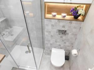 Koupelna v ubytování Apartament Zielone Wzgórze + 37 fotografií