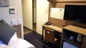 TV a/nebo společenská místnost v ubytování Hotel Sun Royal Utsunomiya