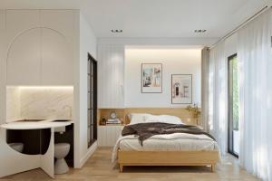 Voodi või voodid majutusasutuse L'amie Hotel & Studio toas