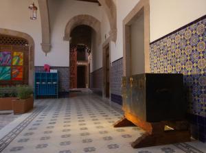 TV a/nebo společenská místnost v ubytování NaNa Vida Hotel Morelia