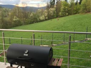 Grillfaciliteterne i feriehuset som gæsterne kan bruge