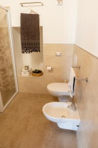 Koupelna v ubytování B&B Sopralapanca