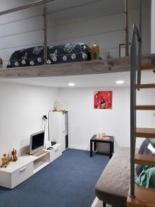 Posteľ alebo postele v izbe v ubytovaní Oriental Apartment near Gozsdu udvar