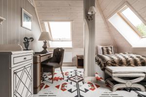 เตียงในห้องที่ Aries Hotel & SPA Wisła