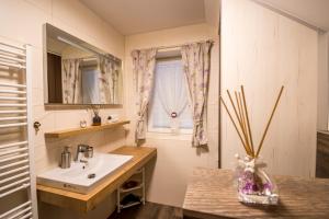 Koupelna v ubytování Apartmán Levander
