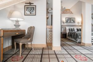 เตียงในห้องที่ Aries Hotel & SPA Wisła