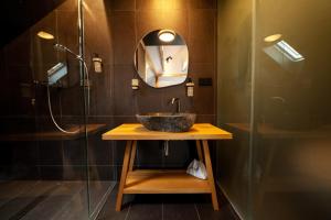 Baðherbergi á Apartmány Dačický 2 +37 myndir