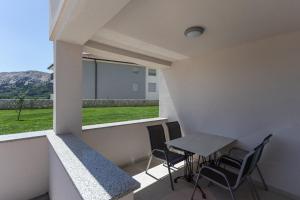 Balkón nebo terasa v ubytování Apartments Mateo