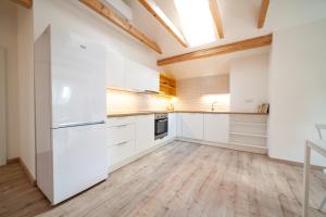 Eldhús eða eldhúskrókur á Apartmány Dačický 2