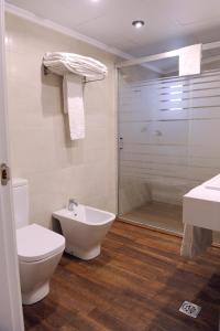 Koupelna v ubytování Hotel El Churra
