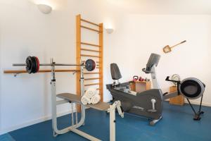 Fitness centrum a/nebo fitness zařízení v ubytování La Bastide de Verez